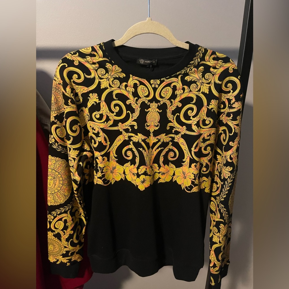 Versace Baroque Print Sweatshirt Medium